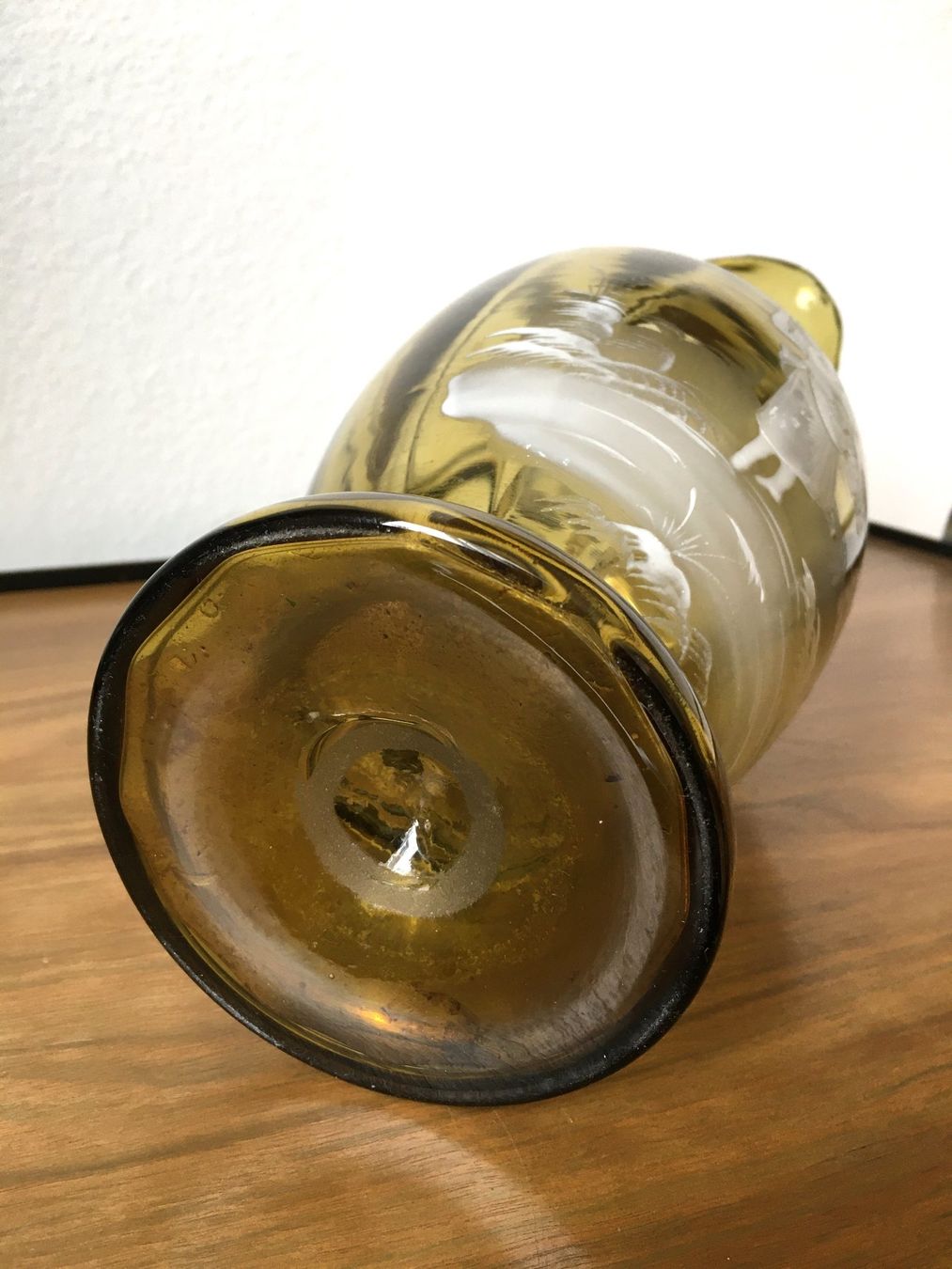 Carafes: ANTIKE GROSSE GLASKARAFFE mit SCHNEEMALEREI – D'occasion à Luzern par Immergern 4