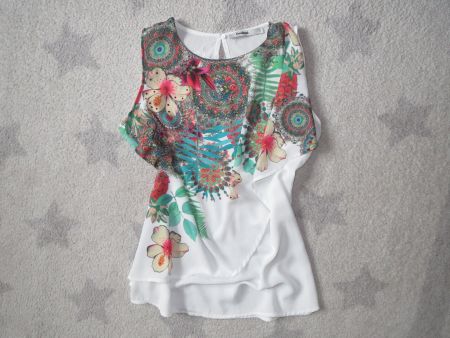 NEUE DESIGUAL Damen Bluse Gr S