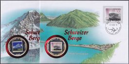 1997-2006, CH Berge & Alphütten, 29 Numisbriefe +135g Silber