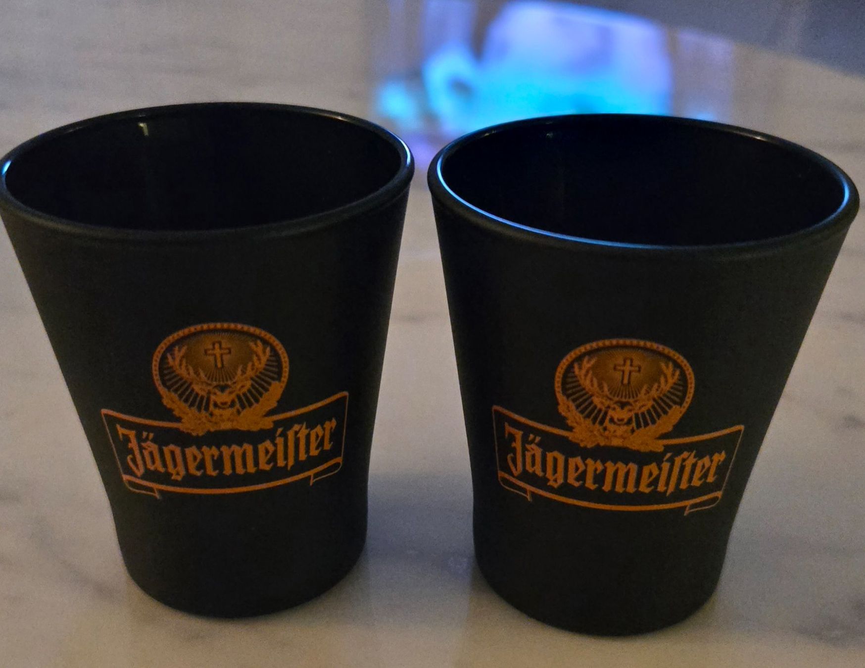 Bicchieri: Jägermeister 2 Shotgläser – Nuovo e nell'imballaggio originale da Baden venduto da knc00