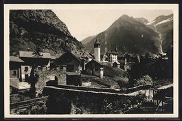 AK Goeschenen, Alte Zollbrücke, 1930