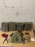 4 X FELDTELEFONE 50 MIT WERKZEUGTASCHE  CH ARMEE