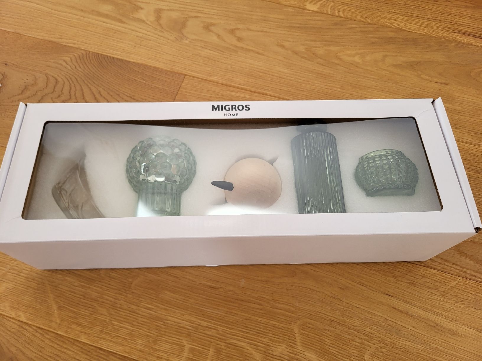 Migros Alle Dekorationen: Deko Set 6-teilig Grün, Neu & verpackt – Neu und originalverpackt aus Mund von joe_m2w8
