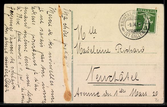 Cartes postales: AK St. Gallen, Neues Postgebäude – D'occasion à Berlin par bartko-reher 1