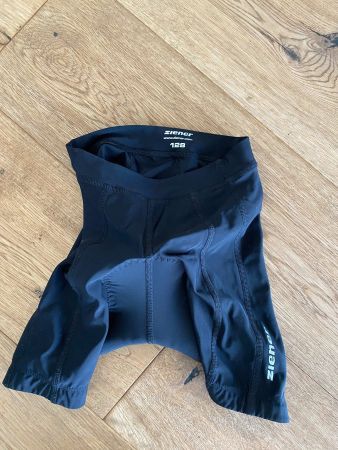 Velohose, Radhose von Ziener, gepolstert, Gr. 128