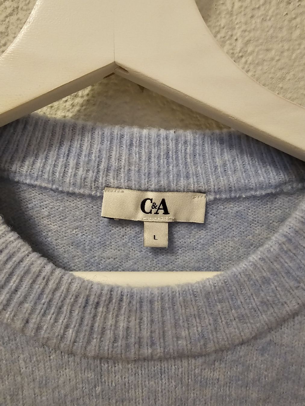 C&A Maglioni & Felpe: C&A Strickpullover hellblau Grösse L - Top Zustand! – Nuovo (secondo la descrizione) da Bern venduto da Oscarella 3