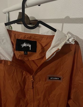 Stüssy Windbreaker Jacket - Mustard, Size M - Great Deal!