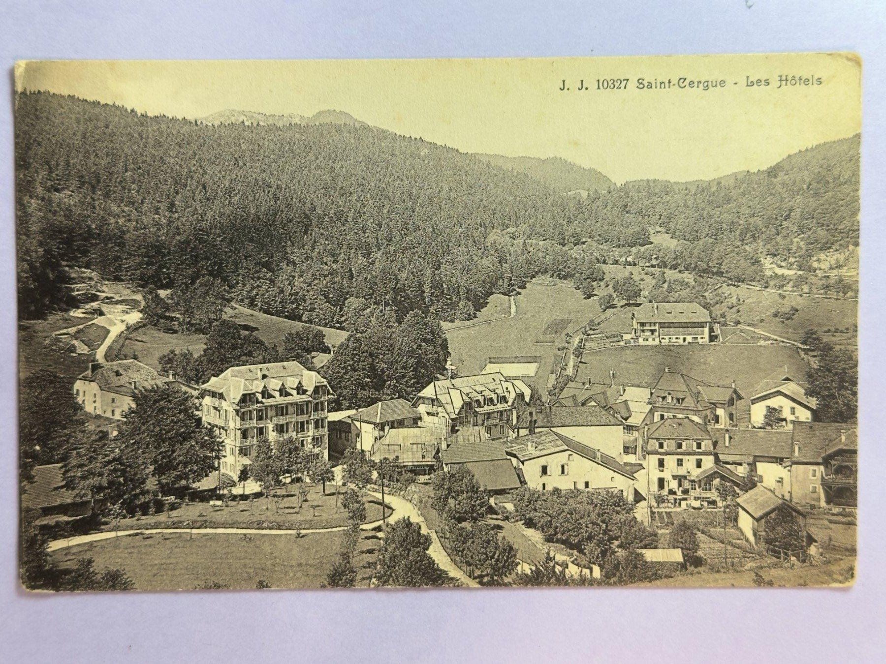 Cartoline postali: Saint-Cergue - Les Hôtels – Usato da Steg VS venduto da danwer74