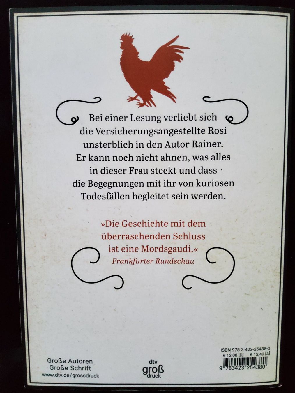 Libri: Ingrid Noll  Der Hahn ist tot – Nuovo e nell'imballaggio originale da Arosa venduto da horseracing 1