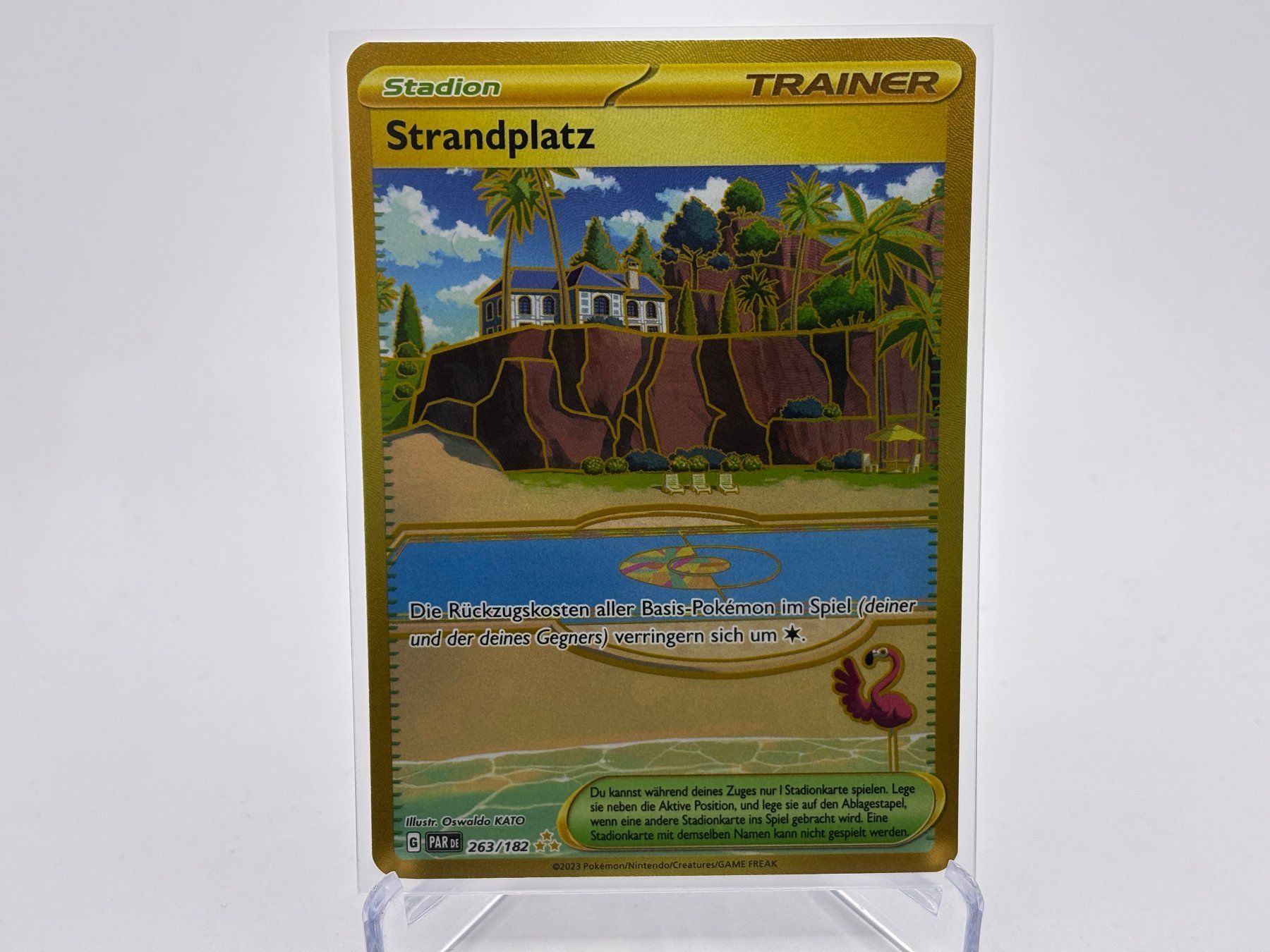 Pokémon Cartes à collectionner: Paradoxrift - Strandplatz  (PAR 263) - DE – Neuf (Voir description) à Allschwil par Bullach