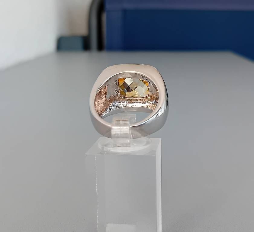 Bagues: Ring Silber mit Citrin – D'occasion à Stans par wer_fd5f 3