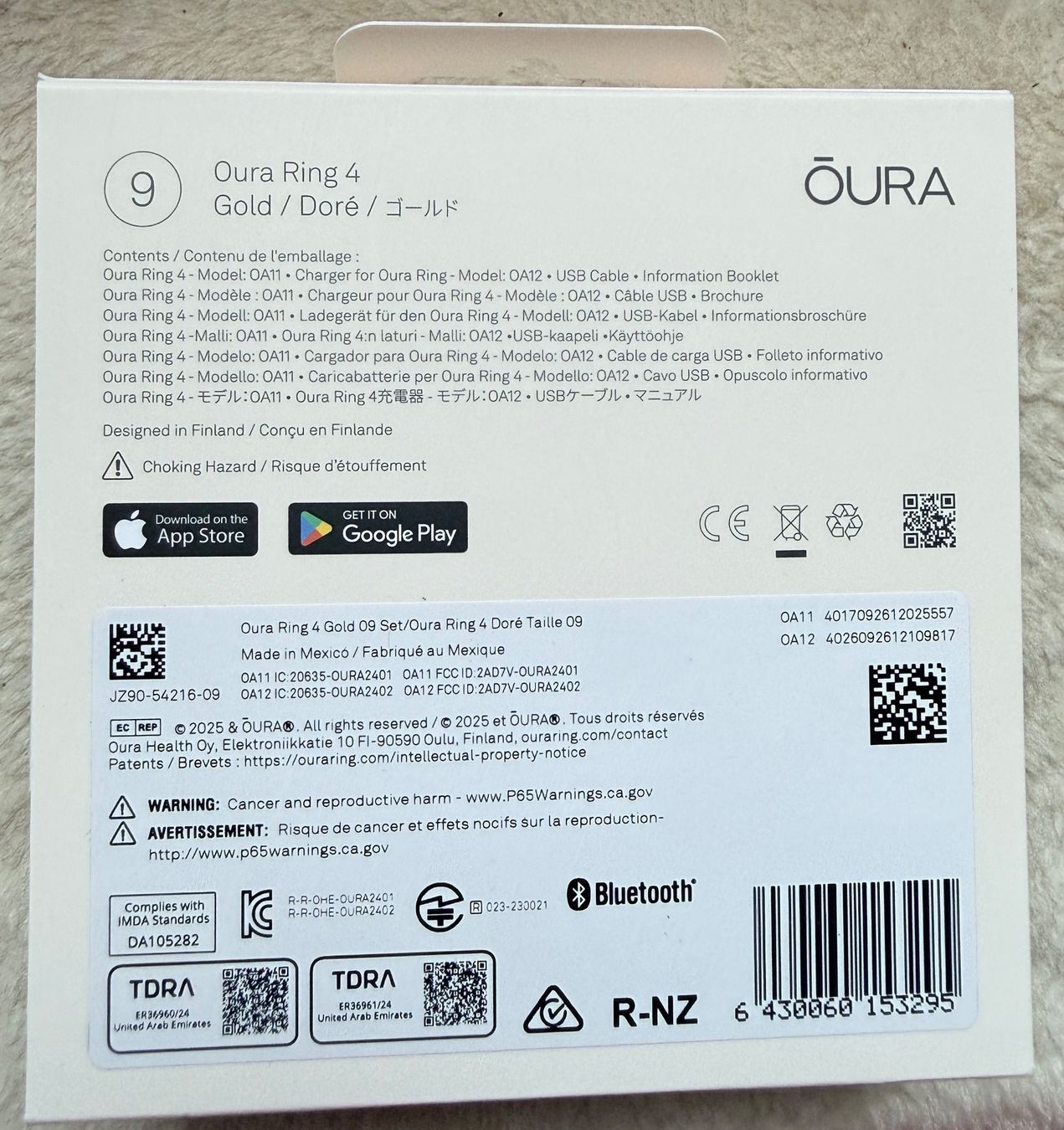 Oura Anelli: Oura Ring 4 Gold, Grösse 9, Smart Ring – Usato da Bürchen venduto da anj_rg8k 1
