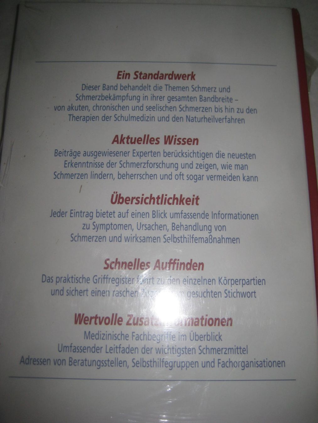 Bücher: BUCH  SCHMERZFREI DURCHS  LEBEN – Neu und originalverpackt aus Uster von flocke1 2