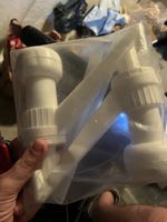 Lot de 2 becs doseurs blancs en plastique