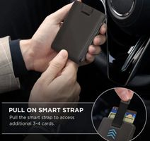 Leder Brieftasche Geldklammer RFID-Kartenetui Portemonnaie
