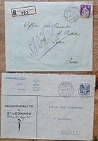 Suisse 2 lettres ancien̈es du Valais