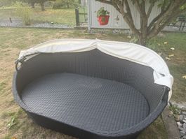 Garten Rattan Lounge Insel