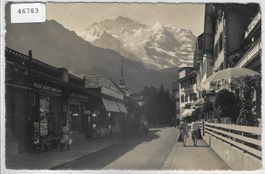 Dorfstrasse in Wengen - Conditorei-Cafe Kyburz