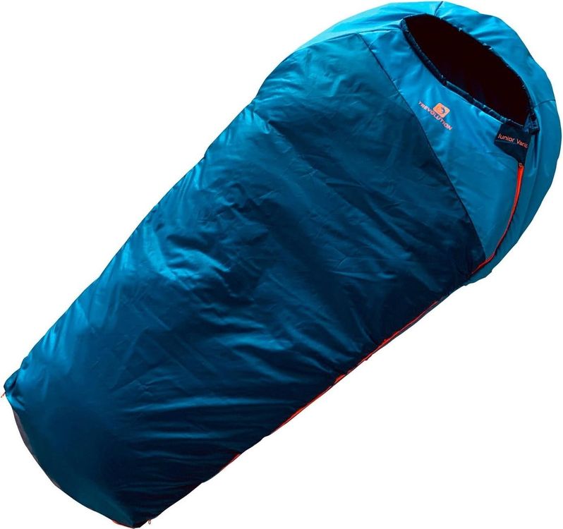 ANJ Outdoors Kinderschlafsack 4-Jahreszeiten - Leichter Mumien-Schlafsack Für Drinnen/draußen (-0°C Bis +15°C), Mit Kissen-Tasche, Einzel- Oder Doppelversion