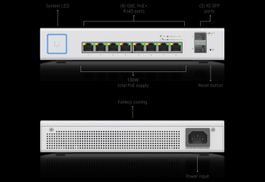Ubiquiti UniFi Switch 8 - 150W POE / US-8-150W (1.)