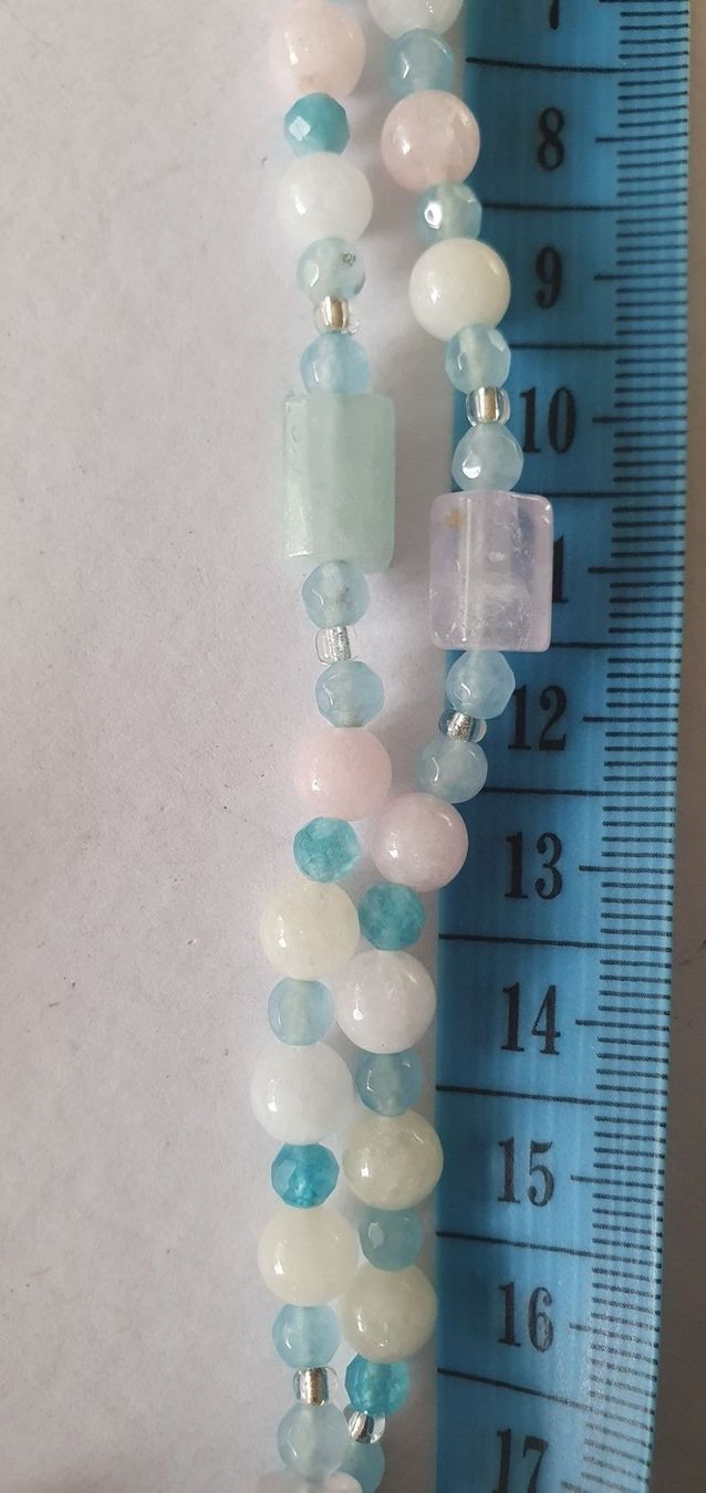Catenine: Sommerfarben Kette. Quarz, Amethyst, Chalcedony – Nuovo (secondo la descrizione) da Benglen venduto da Meercat3 7