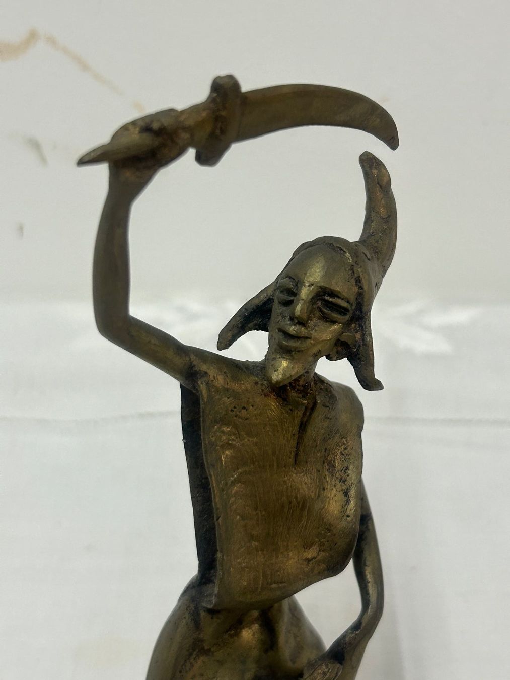 Sculture & Statue: antike Bronze-Figur Statuette einer kriegerischen Figur – Usato da Zürich venduto da Levelart 4