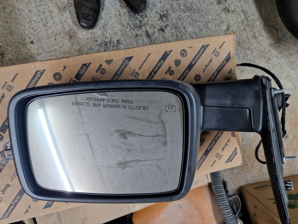 Spiegelkappen Für Dodge Ram 1500 2013-2018 - Chrom Schwarz Außenspiegel Abdeckung