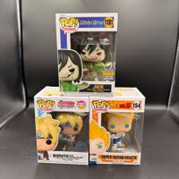 Funko Pop! Anime 3er Set Boruto Vegeta Jack Black Clover