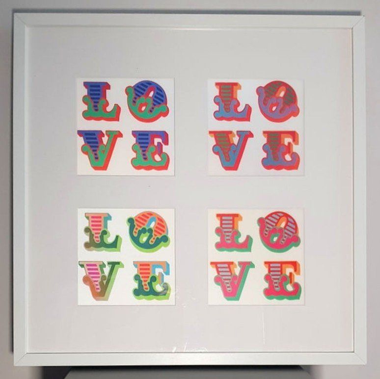 Autografi: Ben Eine - Love Lenticular - Complete Set Hand Signed - COA – Usato da Petit-Lancy venduto da Art_Collector