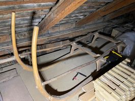 Antiker Davoser Schlitten, Holzschlitten, Deko, Hornschlitte