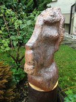 Keramikskulptur Moai