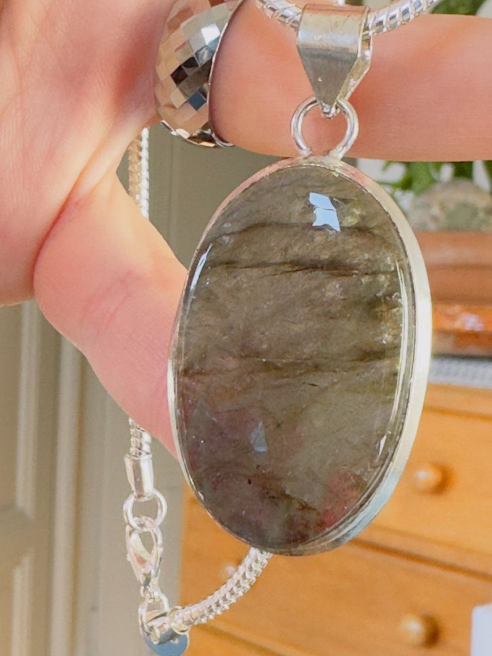 Catenine: Labradorite Gemstone Handmade necklace – Nuovo e nell'imballaggio originale da Genève venduto da AGBERG 5