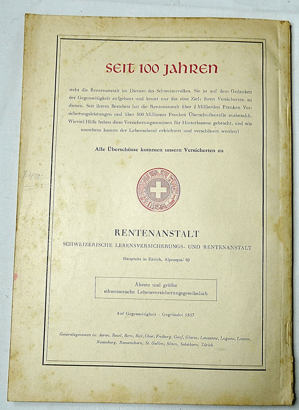 Calendari: Benziger's Einsiedler Kalender 1957 – Usato da Baar venduto da 2cvbaar 3