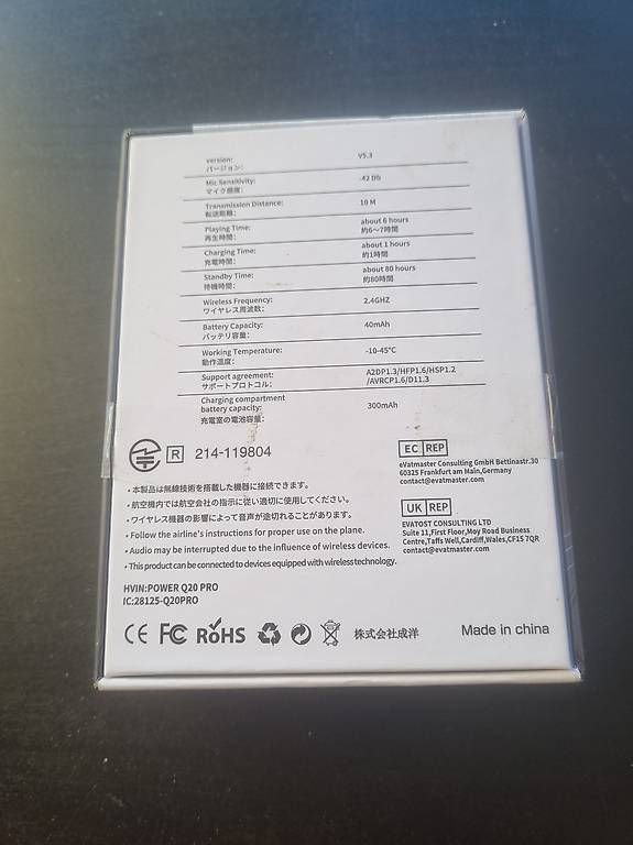 Kopfhörer: Bluetooth Kopfhörer Earbuds – Gebraucht aus Arbon von Deki22 2
