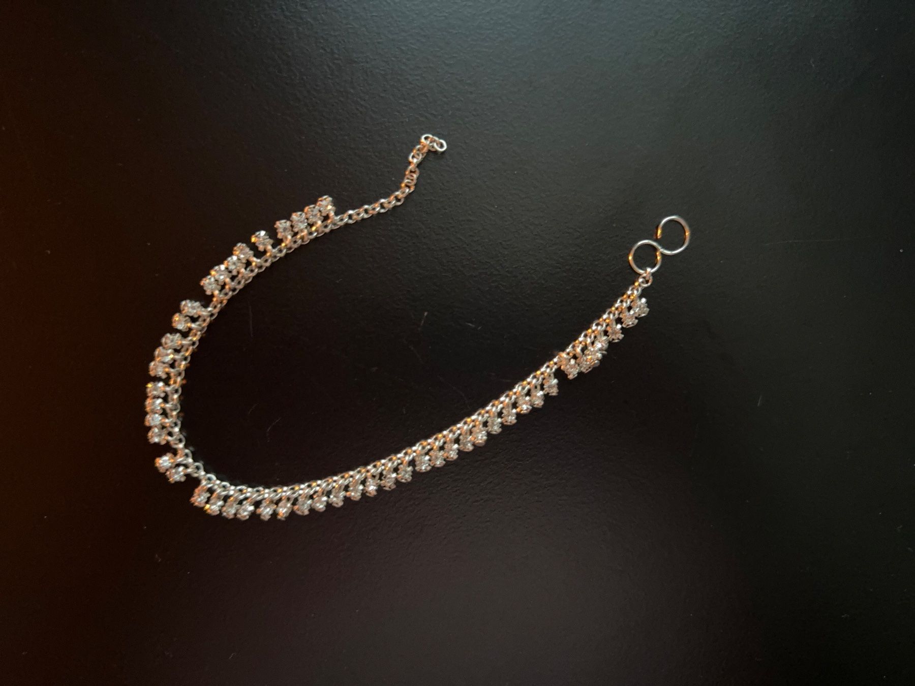 Bracciali & Braccialetti: silver anklets pack of 2 | Fußkettchen – Nuovo (secondo la descrizione) da Zürich venduto da hal_2yzx 3