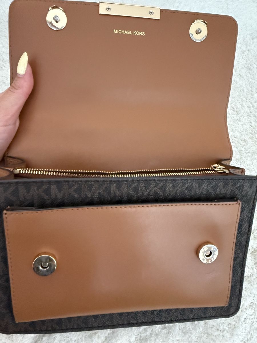 Michael Kors Taschen für Damen: Originale Michael Kors Tasche braun – Gebraucht aus Zug von Kiki99 5