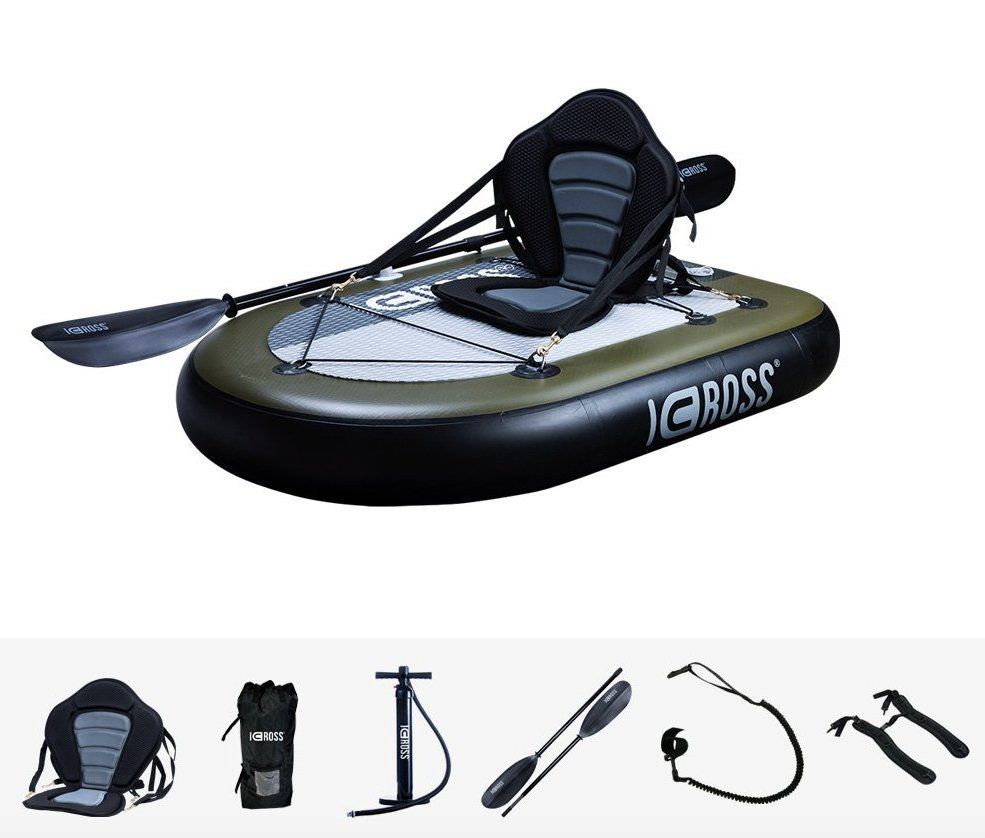 ICross 1410 Fischer-SUP / Mini-Fischerboot für 1 Person (Neu und ...