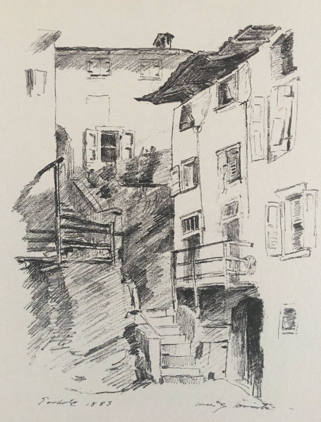 Grafica & Litografie: Lovis Corinth    2 ZINK-oder STRICHÄTZUNGEN – Usato da Nennigkofen venduto da babag