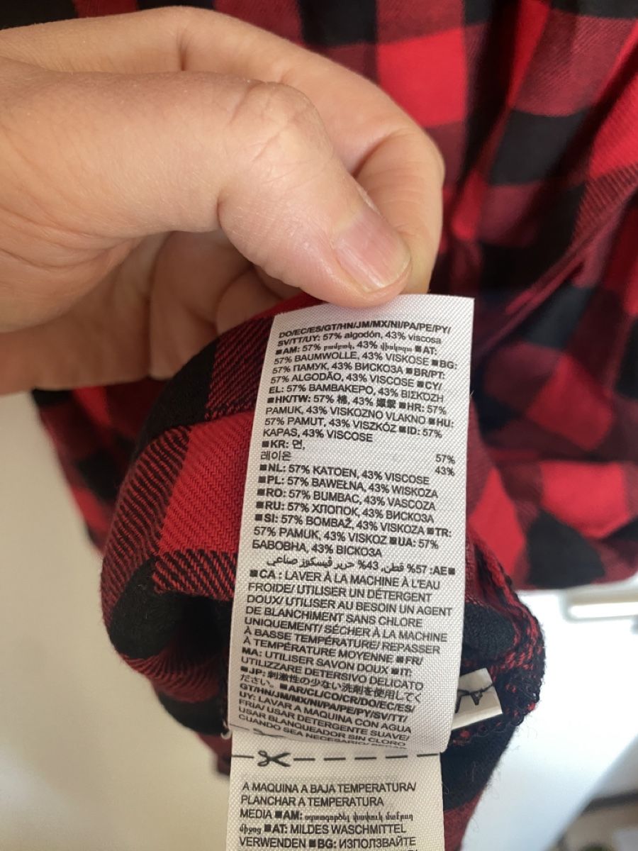 Gap Kleider: GAP Karo Hemdblusenkleid rot schwarz Gr. M – Neu (gemäss Beschreibung) aus Muensingen von drleevsy 3