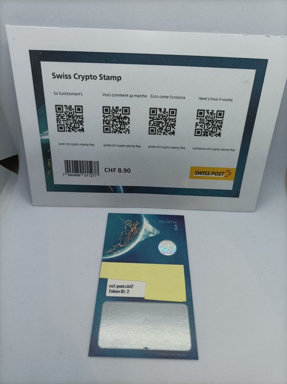 Tutti i francobolli: Swiss Crypto Stamp 1.0 - Dent Blanche ID 2 – Nuovo (secondo la descrizione) da Muralto venduto da manueldisaba