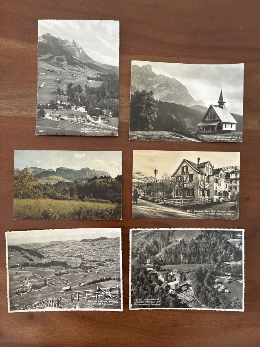 Cartes postales: 12 Ansichtskarten Schweiz von Weissbad AP. B – D'occasion à Oftringen par Cla.vD.74 2