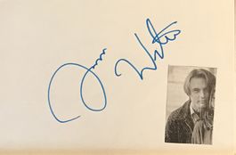 James Wilder Autogramm signiert Karte m.Bild 10x15cm