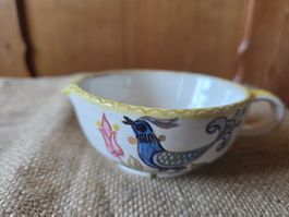 kleine Keramik Milch Kaffee Kanne San Rocco Ascona Hahn