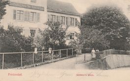 Frenkendorf Gasthof zum Löwen belebt