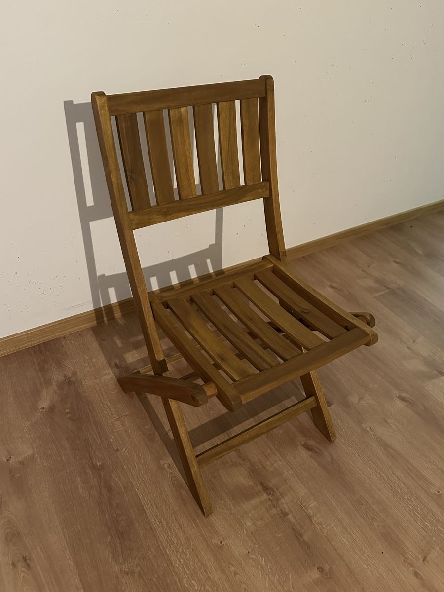 Set di tavolo e panche: Gartentisch aus Holz mit 2 Stühlen – Nuovo (secondo la descrizione) da Emmenbrücke venduto da Appophis 3
