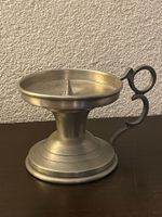 Vintage Zinn-Kerzenständer "M. Schwyzer Luzern" – 95% Zinn