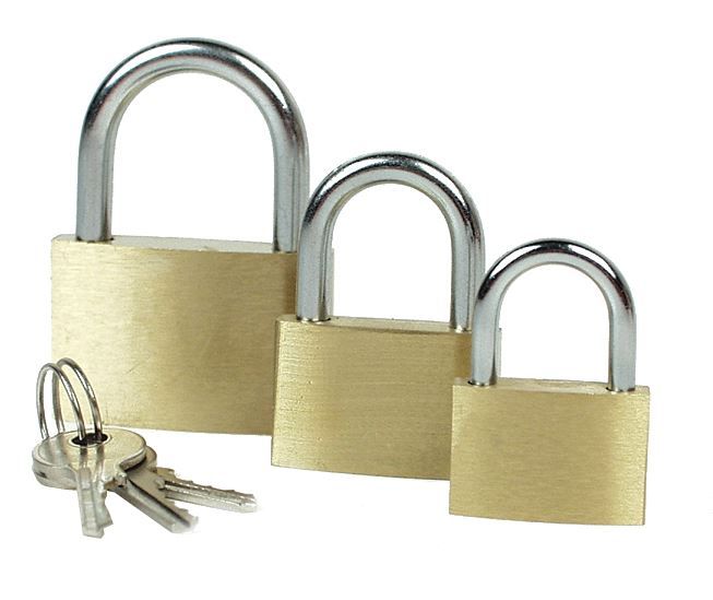 Lucchetti: Vorhängeschloss-Set, 3 Stück – Nuovo e nell'imballaggio originale da St. Gallen venduto da cointec 1