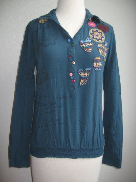 Blouse Vintage En Soie Mélangée Noire - Taille 34/36 - Belle Coupe - Très Bon état