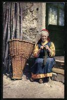 Tessin, Costumi Ticinesi, Ältere Frau b