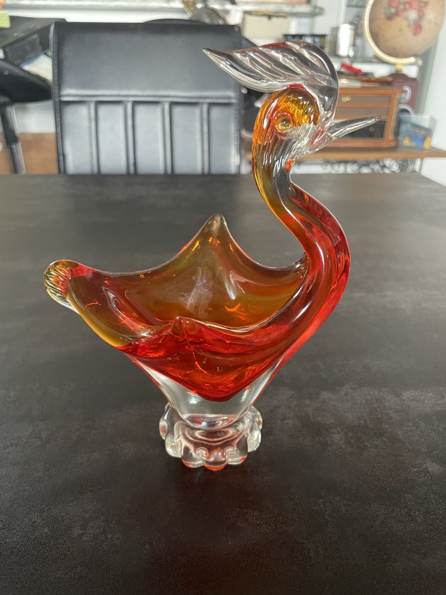 Murano Statuette: Sculpture Coq Vintage Murano – Usato da Vallamand venduto da Bricbracbroc82 2